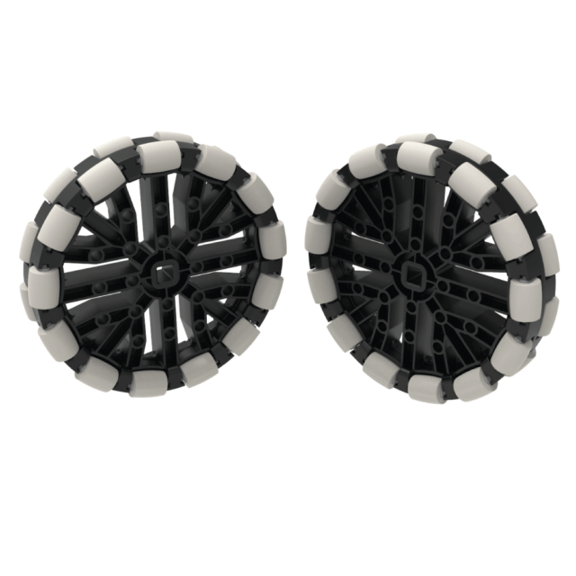 276-8107 (320mm Travel) Omni-Directional Anti-Static Wheel (2-Pack)